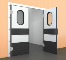 Маятниковые двери для холодильных камер